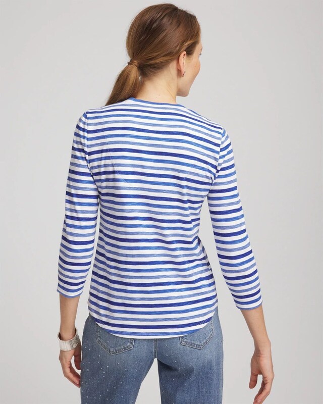 Slub 3/4 Sleeve Tee - image 3